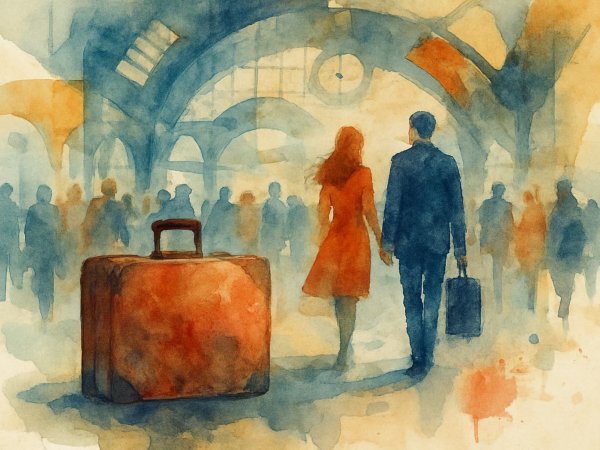 Die Reise mit dem schweren Koffer